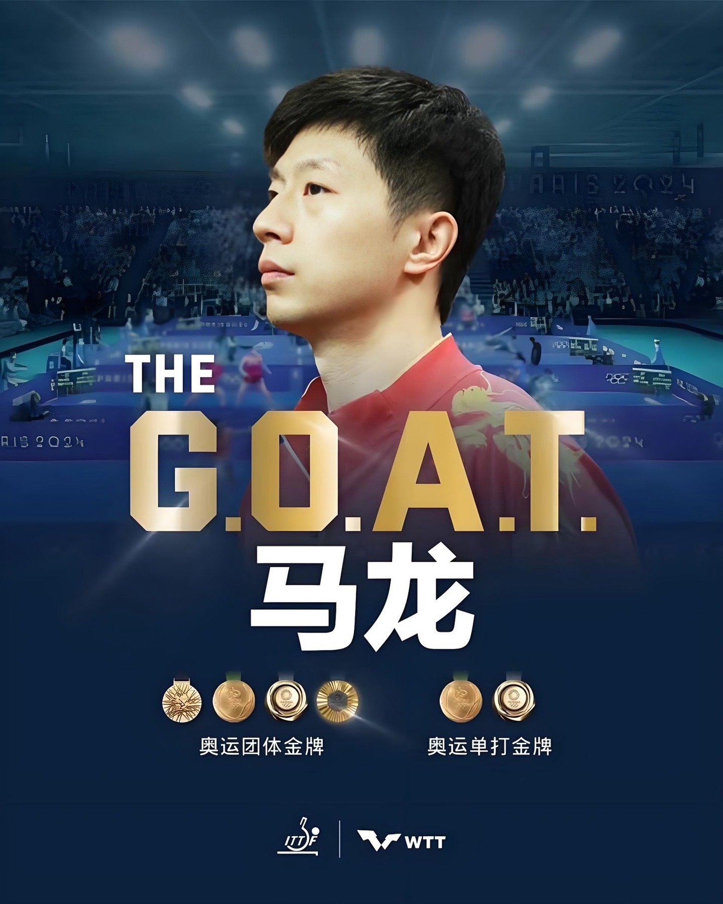 包含韩国乒乓球队横扫奥地利乒乓球队，马龙完成帽子戏法的词条